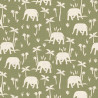 Printed Cotton NAMIBE Almond / Ecru